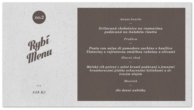 Rybí menu
